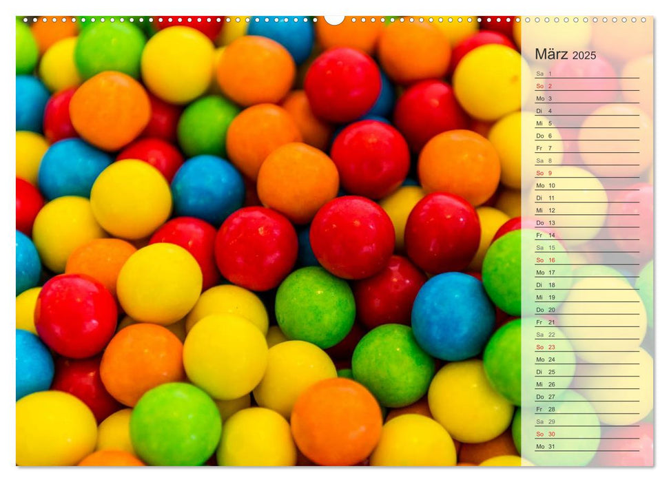 Emotionale Momente: Süßes und Saures. (CALVENDO Wandkalender 2025)