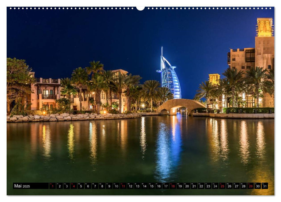 Dubai - Eine künstliche Stadt (CALVENDO Premium Wandkalender 2025)