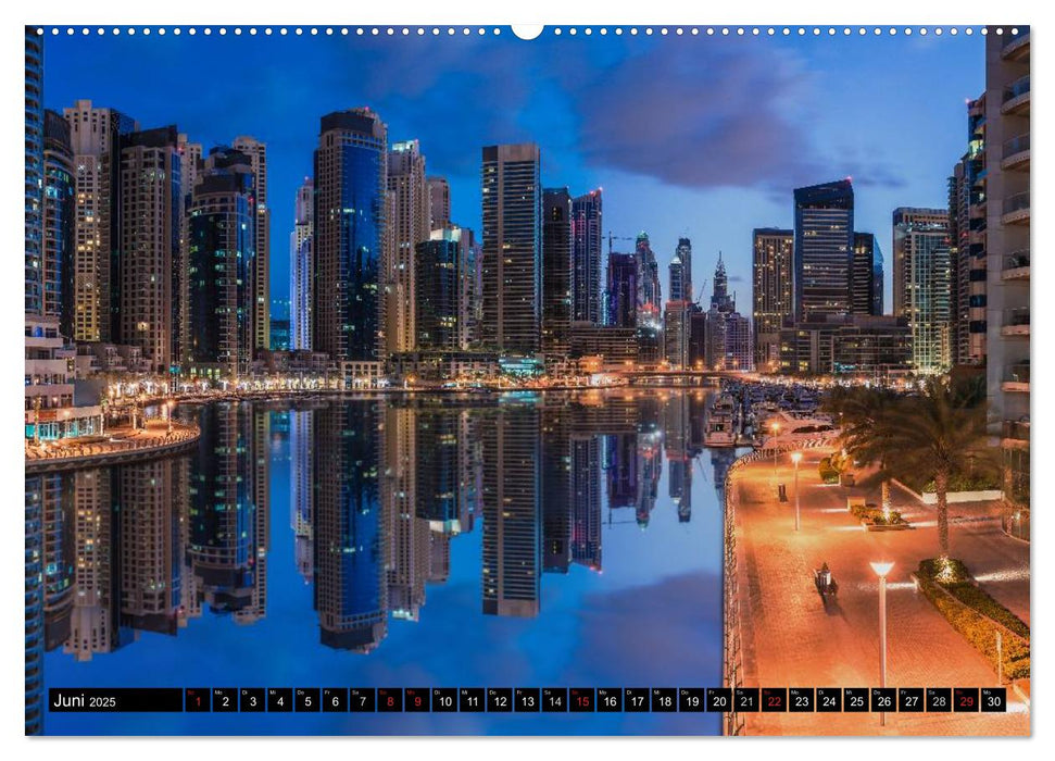 Dubai - Eine künstliche Stadt (CALVENDO Premium Wandkalender 2025)