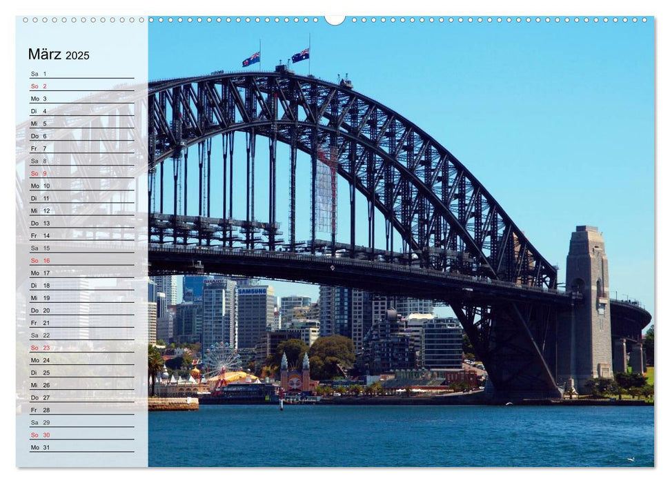 SYDNEY Charmante Stadt (CALVENDO Premium Wandkalender 2025)