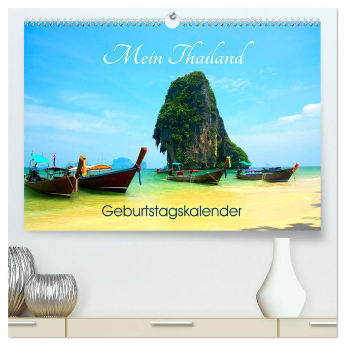 Mein Thailand - Geburtstagskalender (CALVENDO Premium Wandkalender 2025)