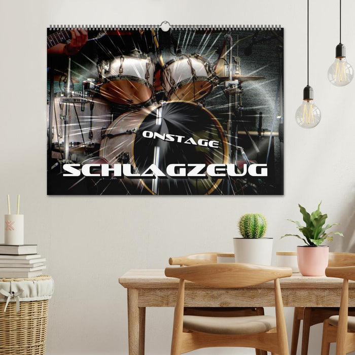 Schlagzeug onstage (CALVENDO Wandkalender 2025)