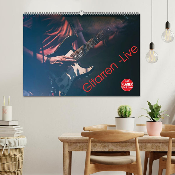 Gitarren - Live (CALVENDO Wandkalender 2025)