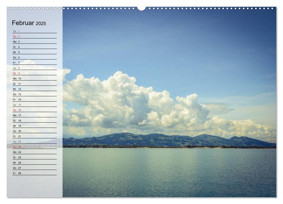 Unterwegs am Bodensee (CALVENDO Premium Wandkalender 2025)