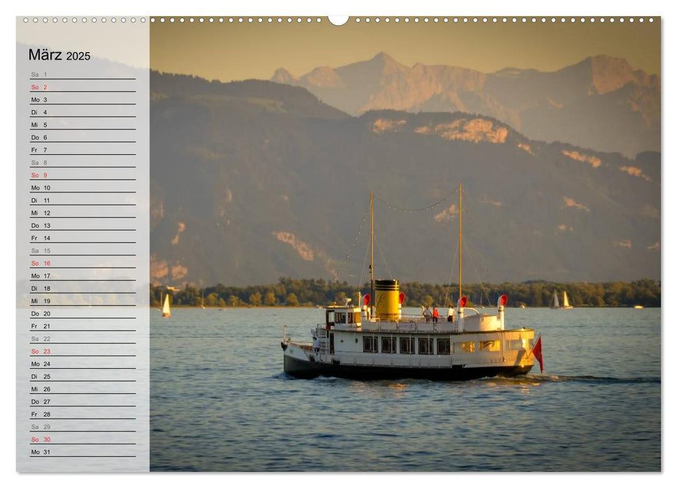 Unterwegs am Bodensee (CALVENDO Premium Wandkalender 2025)