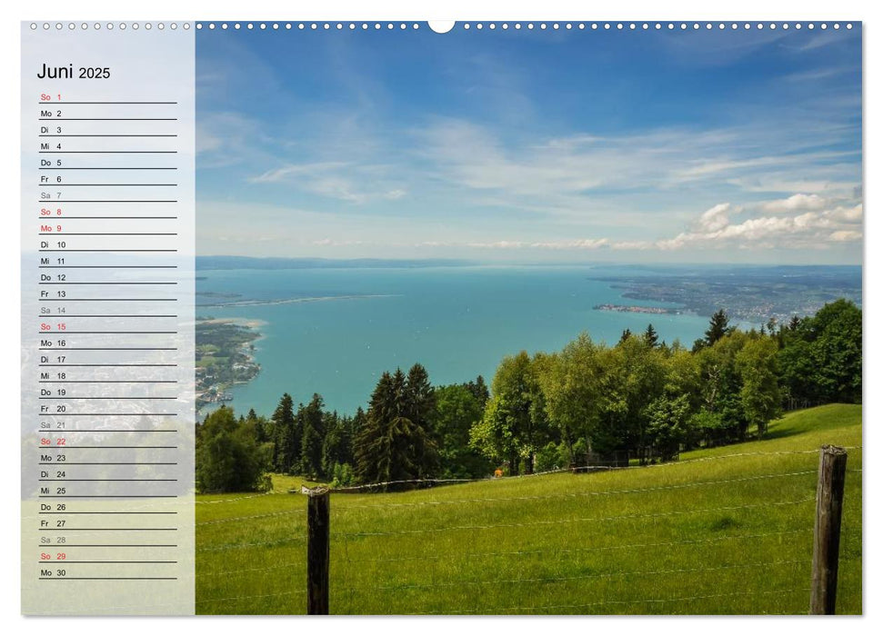 Unterwegs am Bodensee (CALVENDO Premium Wandkalender 2025)