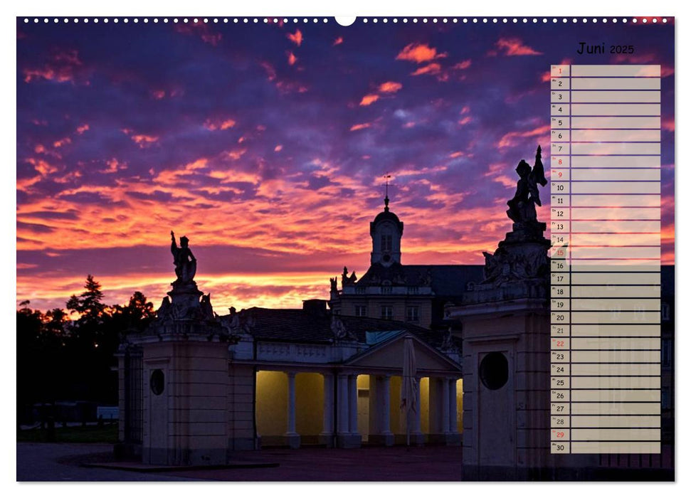 KARLSRUHE FÜR NACHTSCHWÄRMER (CALVENDO Premium Wandkalender 2025)