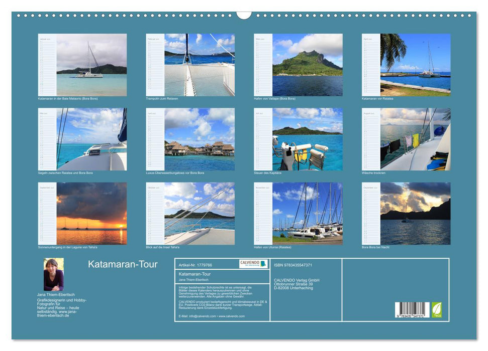 Katamaran-Tour (CALVENDO Wandkalender 2025)