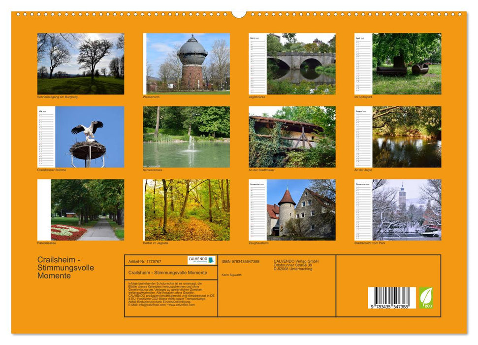 Crailsheim - Stimmungsvolle Momente (CALVENDO Premium Wandkalender 2025)