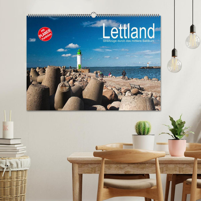 Lettland - Streifzüge durch das mittlere Baltikum (CALVENDO Wandkalender 2025)