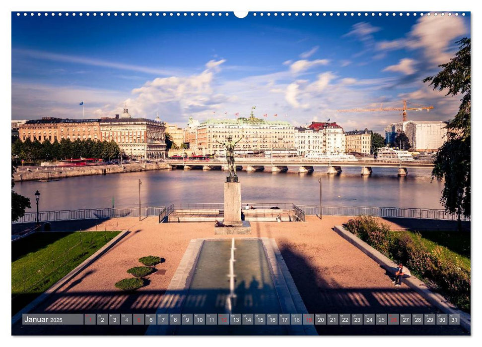 Stockholm - Nordische Schönheit (CALVENDO Premium Wandkalender 2025)