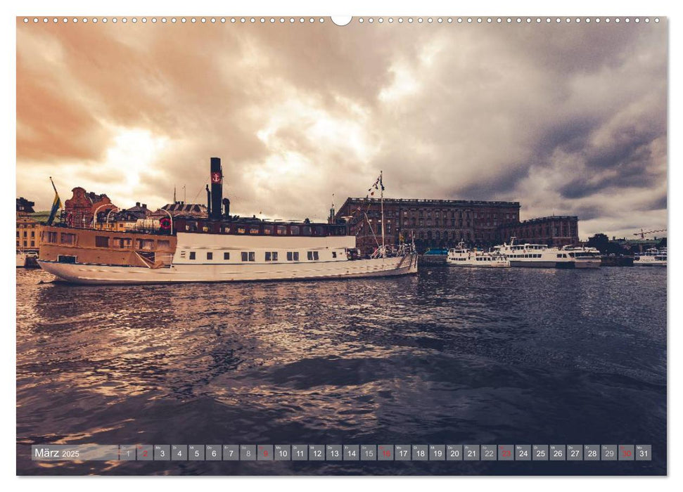 Stockholm - Nordische Schönheit (CALVENDO Premium Wandkalender 2025)