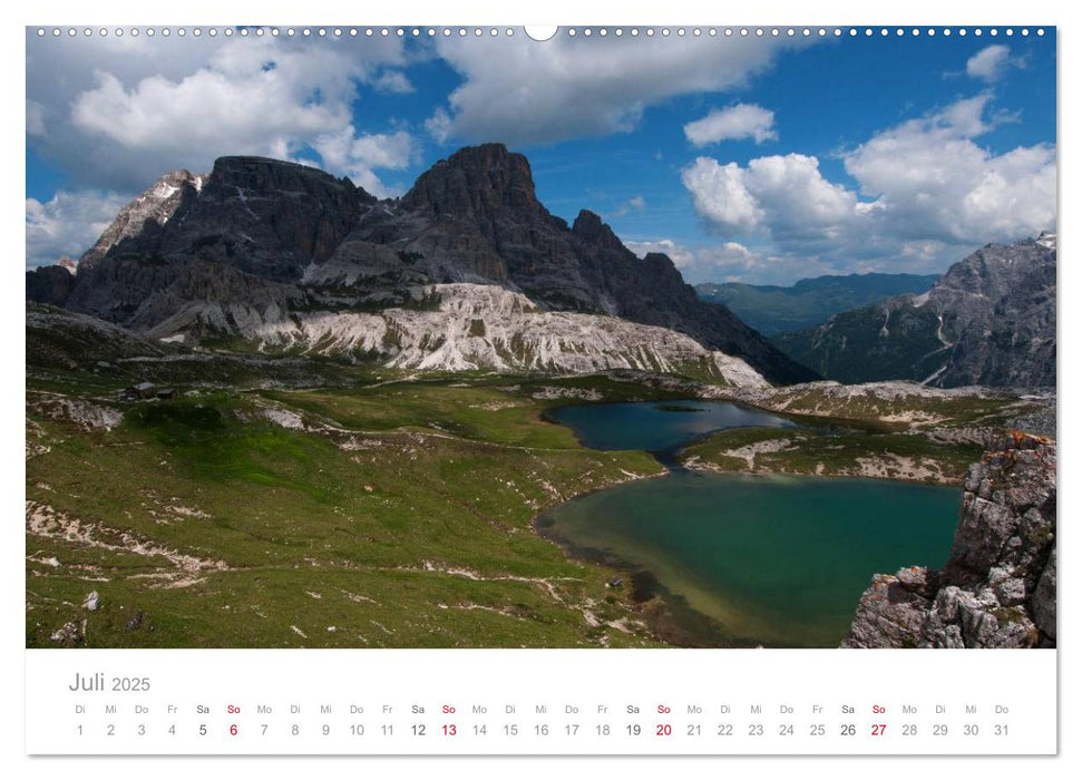 bekannte und unbekannte Gewässer in Südtirol (CALVENDO Premium Wandkalender 2025)