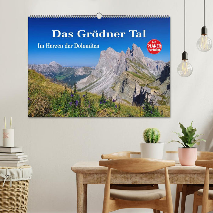 Das Grödner Tal - Im Herzen der Dolomiten (CALVENDO Wandkalender 2025)