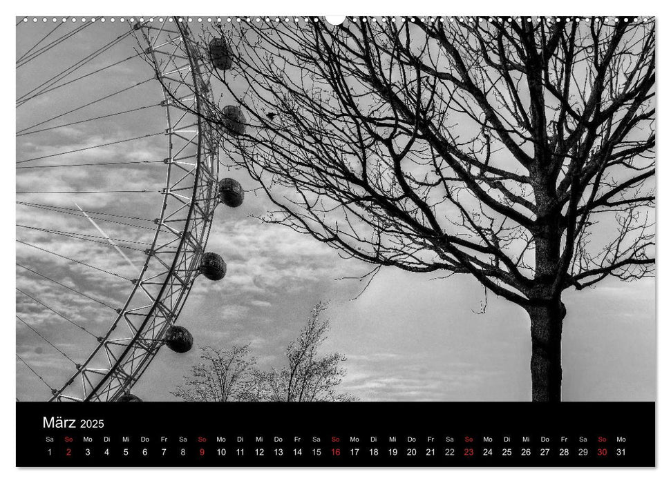 Unterwegs in London (CALVENDO Premium Wandkalender 2025)