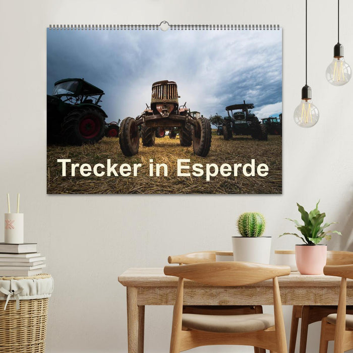 Treckertreff in Esperde (CALVENDO Wandkalender 2025)