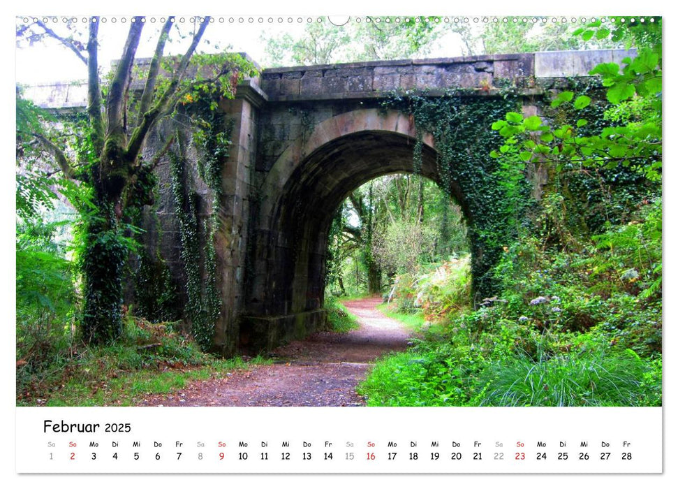 Jakobsweg - Camino Finisterre (CALVENDO Wandkalender 2025)