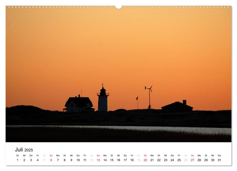 New England - 12 Monate Indian Summer (CALVENDO Premium Wandkalender 2025)