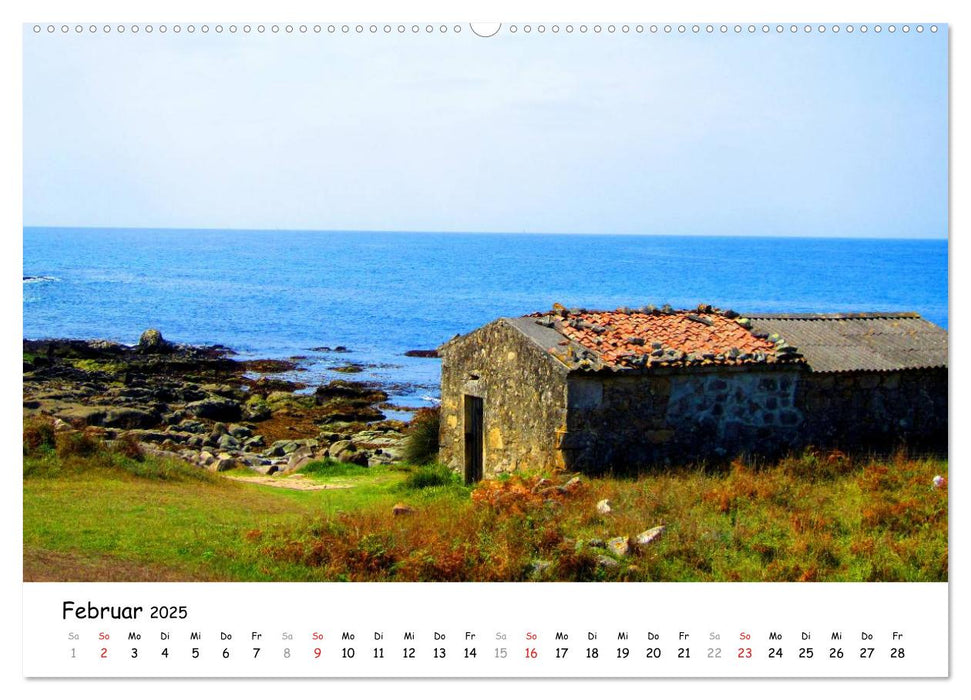 Camino Portugues - Jakobsweg (CALVENDO Premium Wandkalender 2025)