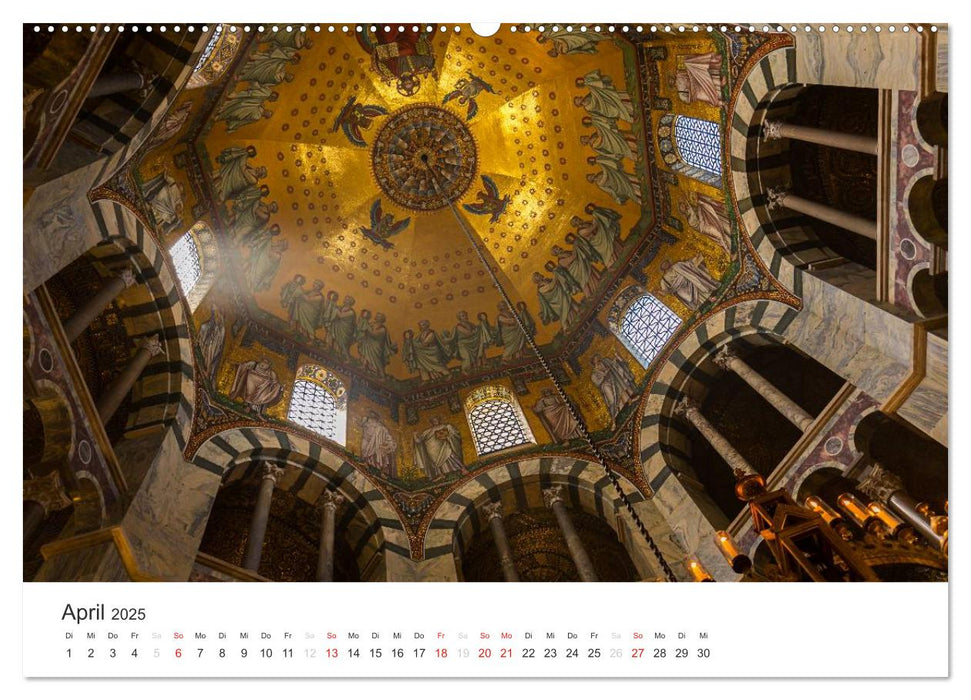 Aachener Dom - Weltkulturdenkmal (CALVENDO Premium Wandkalender 2025)