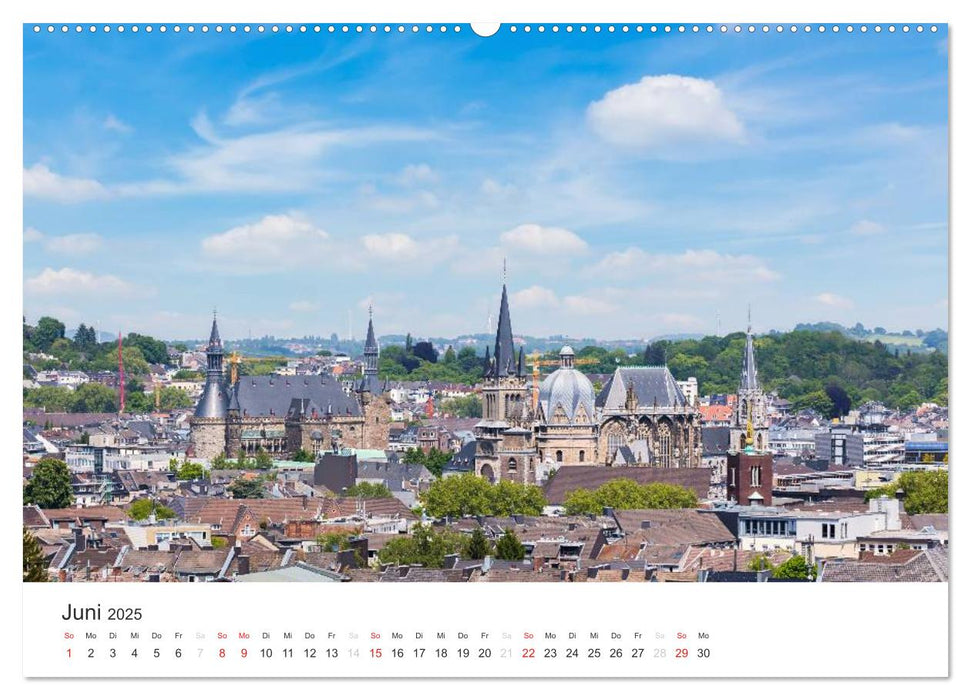 Aachener Dom - Weltkulturdenkmal (CALVENDO Premium Wandkalender 2025)