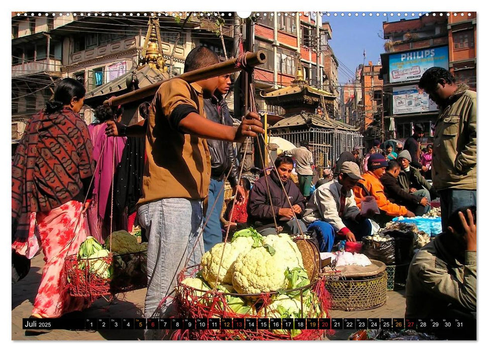 Nepal - das Dach der Welt (CALVENDO Premium Wandkalender 2025)