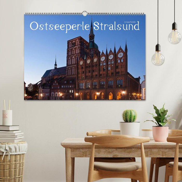 Ostseeperle Stralsund (CALVENDO Wandkalender 2025)