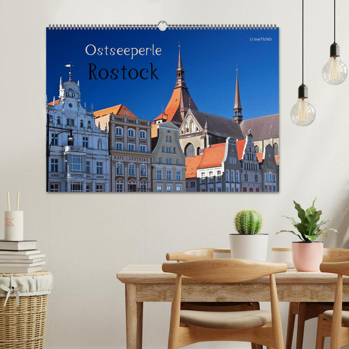 Ostseeperle Rostock (CALVENDO Wandkalender 2025)