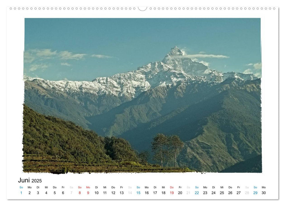 NEPAL GREAT HIMALAYA TRAIL - KULTUR ROUTE (CALVENDO Premium Wandkalender 2025)