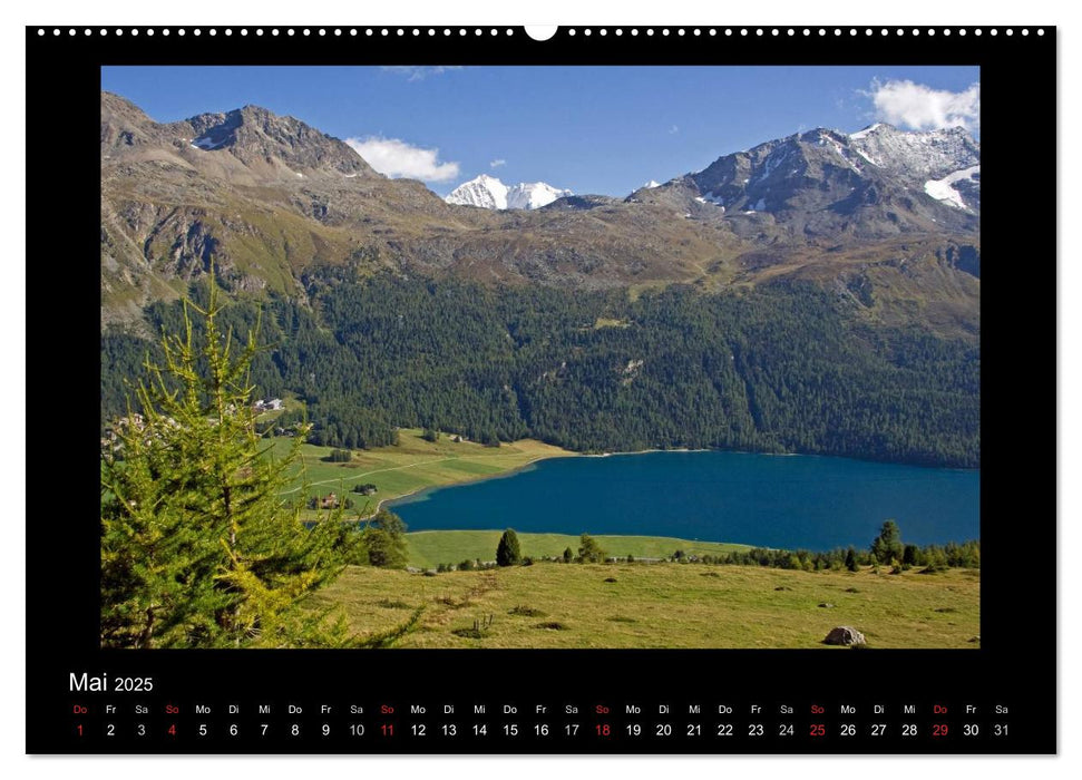 Oberengadin (CALVENDO Premium Wandkalender 2025)