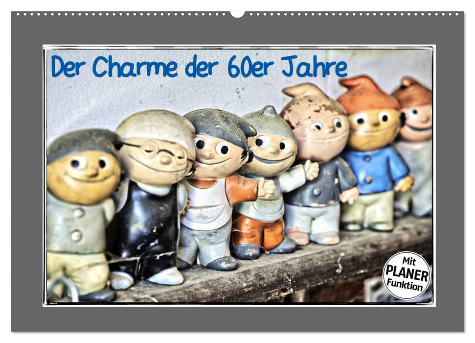 Der Charme der 60er Jahre (CALVENDO Wandkalender 2025)