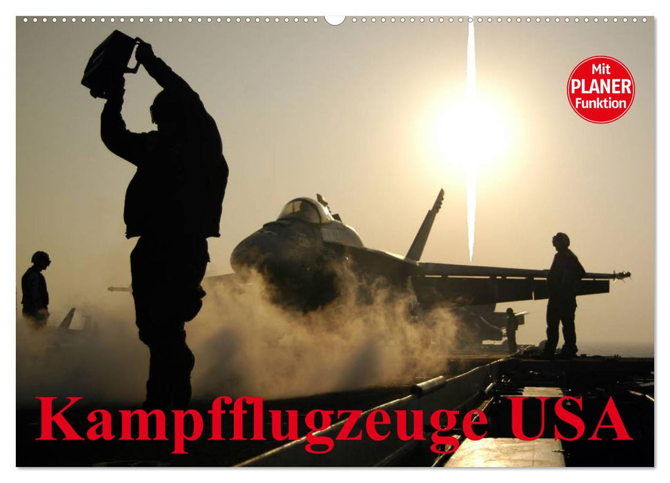 Kampfflugzeuge USA (CALVENDO Wandkalender 2025)