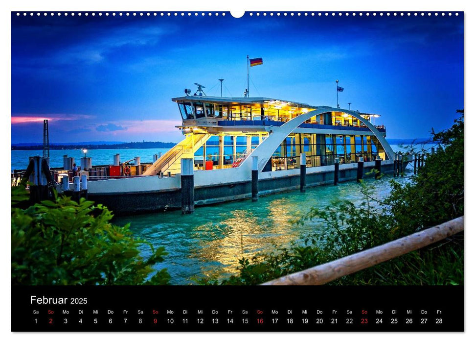 Bodensee-Schiffe und Boote (CALVENDO Premium Wandkalender 2025)