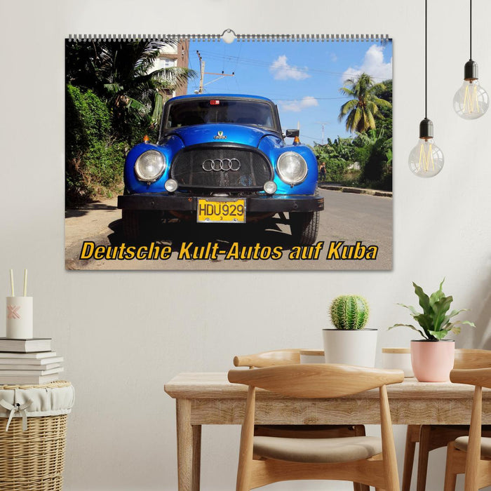 Deutsche Kult-Autos auf Kuba (CALVENDO Wandkalender 2025)