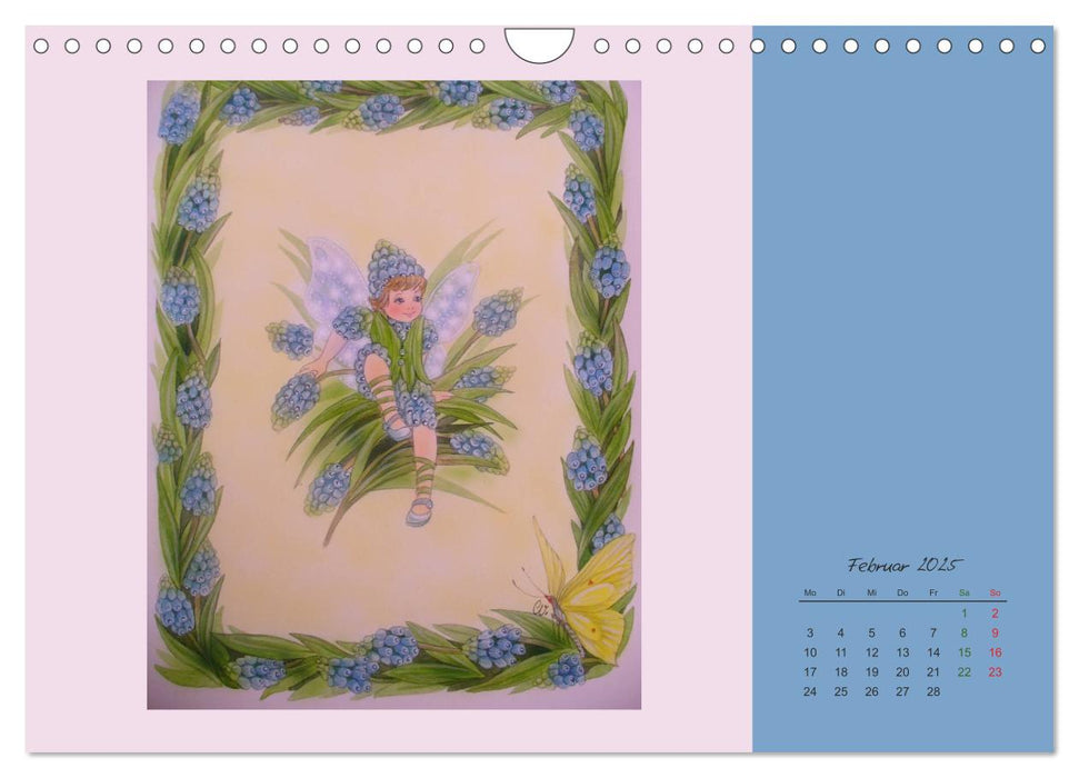 Blumen Elfen (CALVENDO Wandkalender 2025)