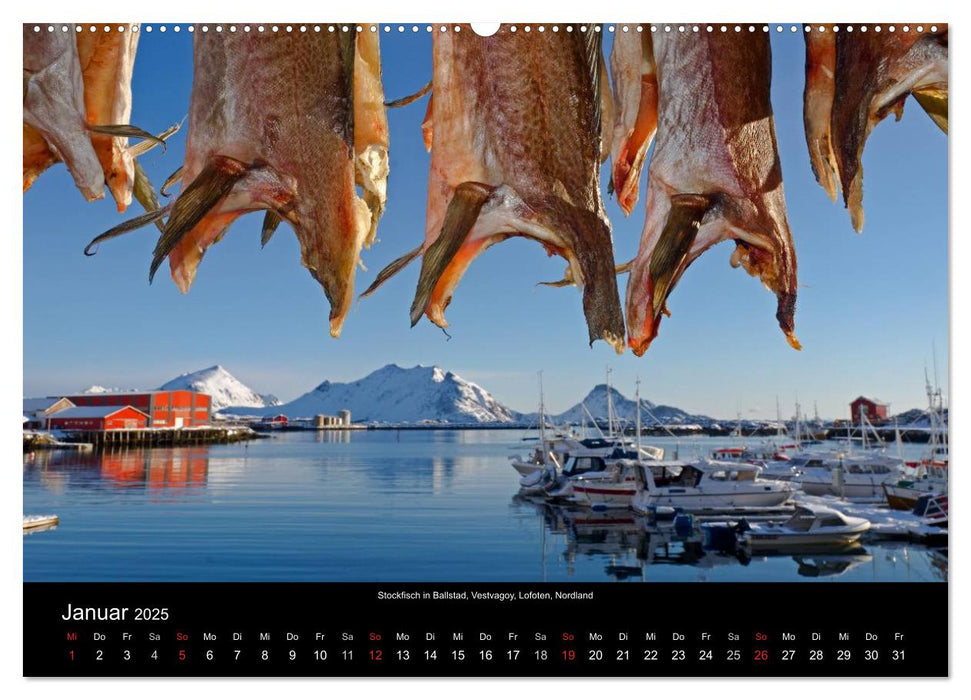 Norwegen (CALVENDO Premium Wandkalender 2025)