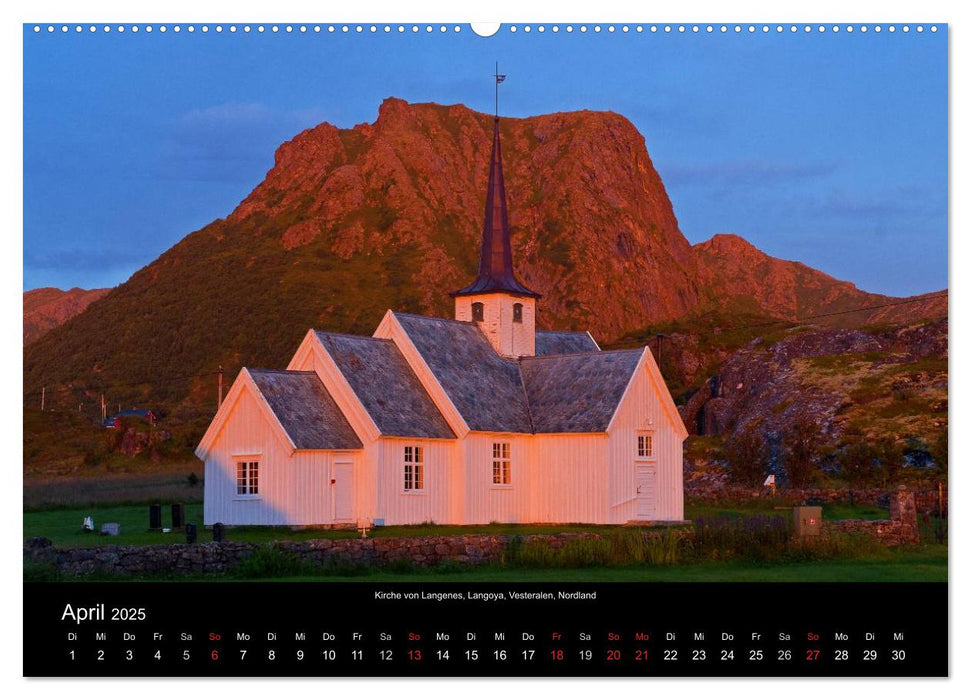 Norwegen (CALVENDO Premium Wandkalender 2025)