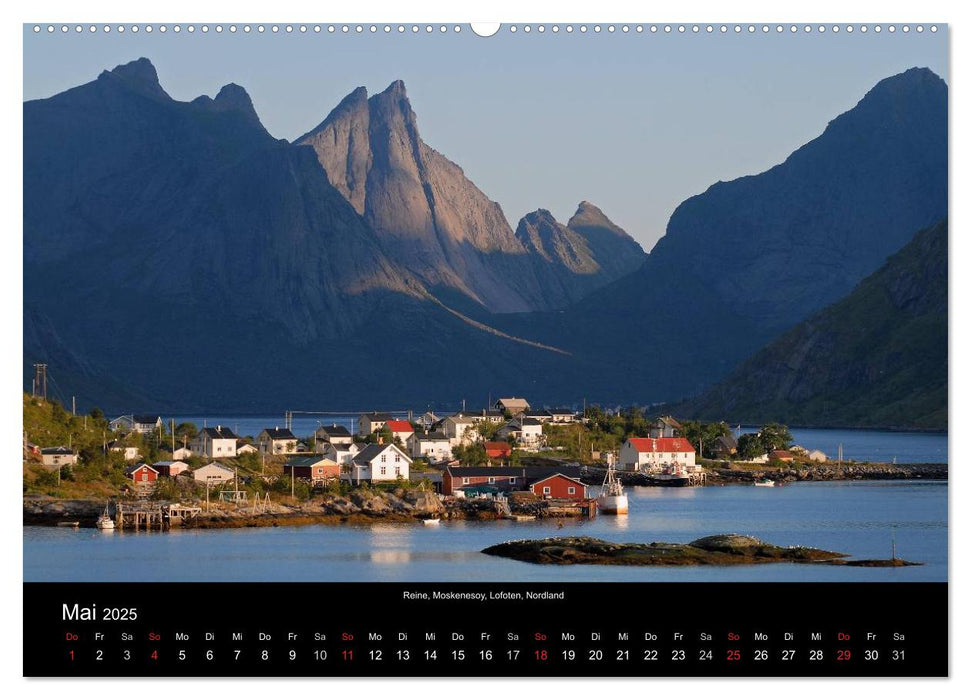 Norwegen (CALVENDO Premium Wandkalender 2025)