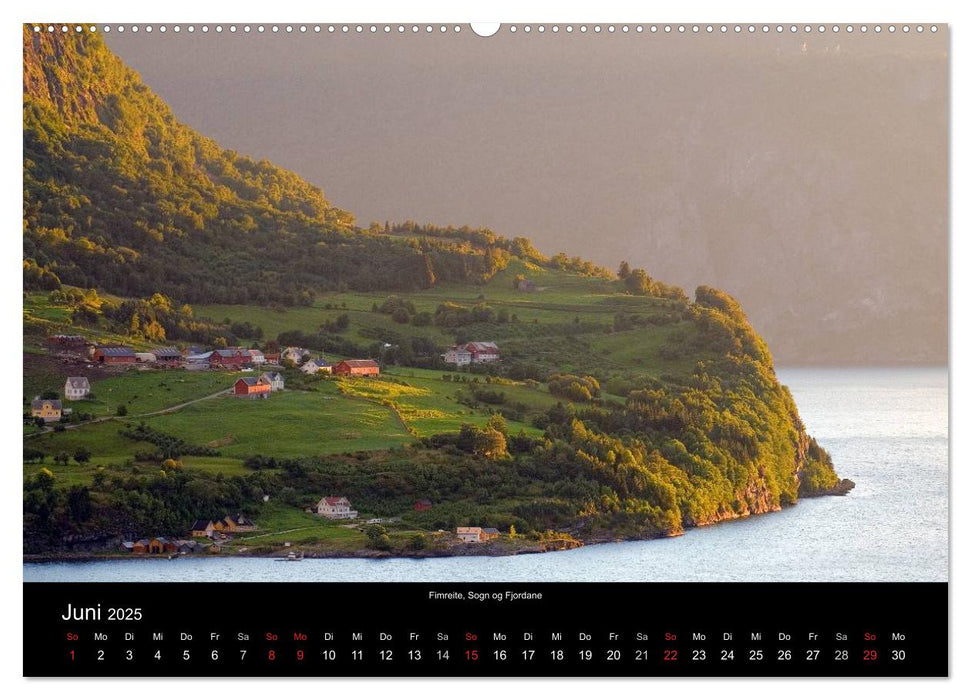 Norwegen (CALVENDO Premium Wandkalender 2025)