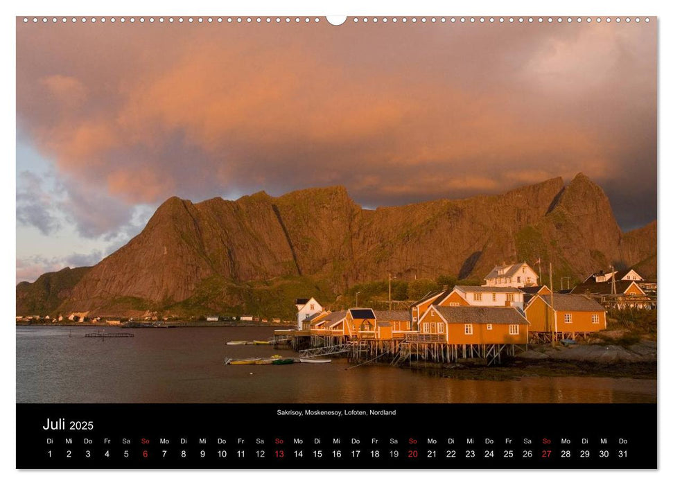 Norwegen (CALVENDO Premium Wandkalender 2025)