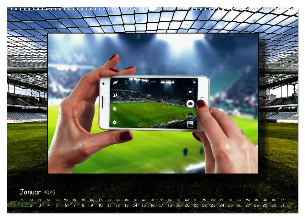 Fußball regiert die Welt (CALVENDO Wandkalender 2025)