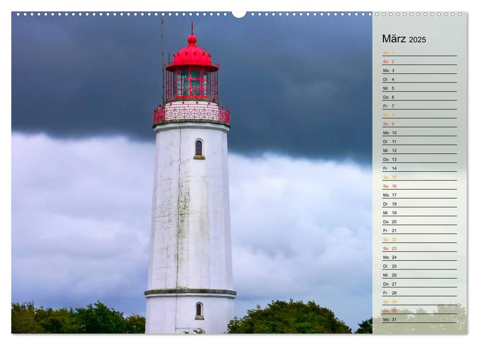 Leuchttürme - maritime Wegweiser in Deutschland (CALVENDO Premium Wandkalender 2025)
