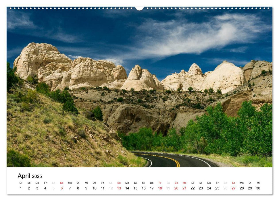 Nationalparks in Utah (CALVENDO Premium Wandkalender 2025)