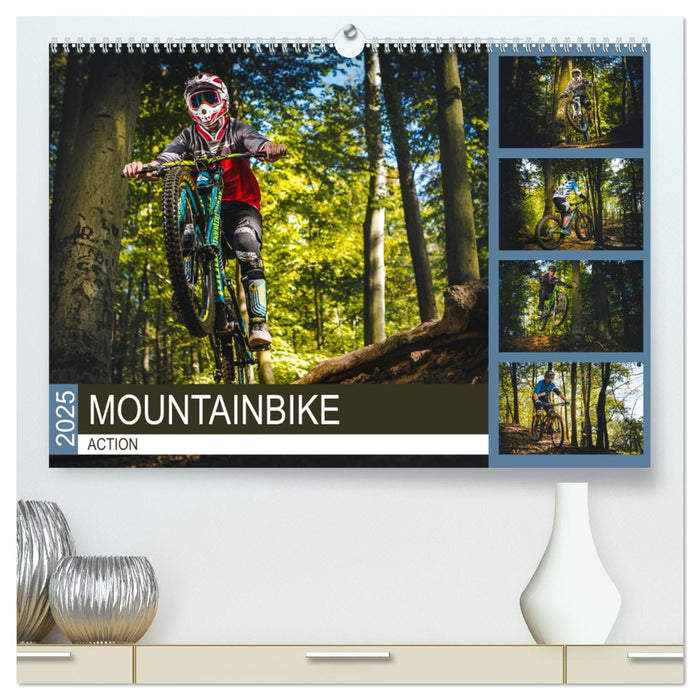 Mountainbike Action (CALVENDO Premium Wandkalender 2025)