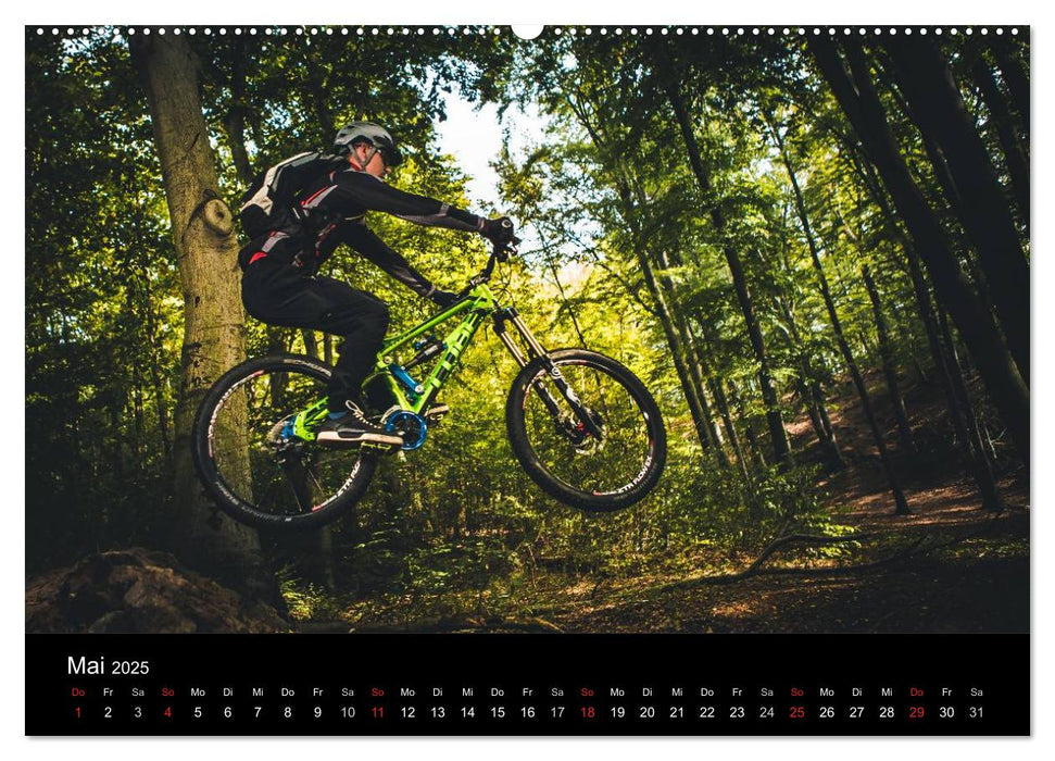 Mountainbike Action (CALVENDO Premium Wandkalender 2025)