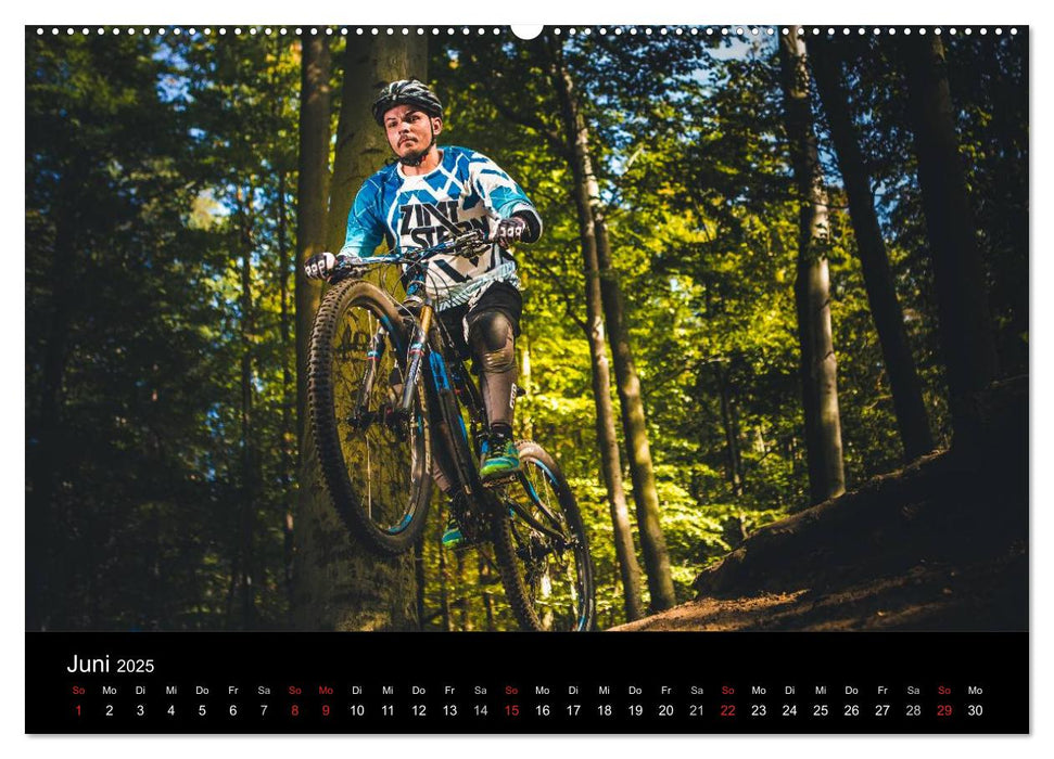 Mountainbike Action (CALVENDO Premium Wandkalender 2025)