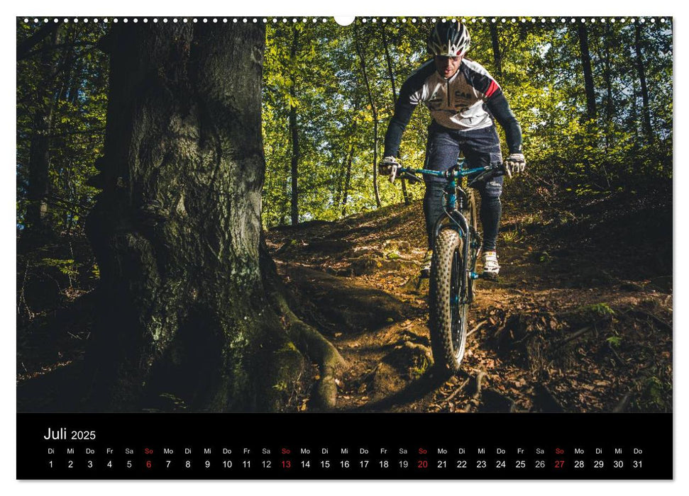 Mountainbike Action (CALVENDO Premium Wandkalender 2025)