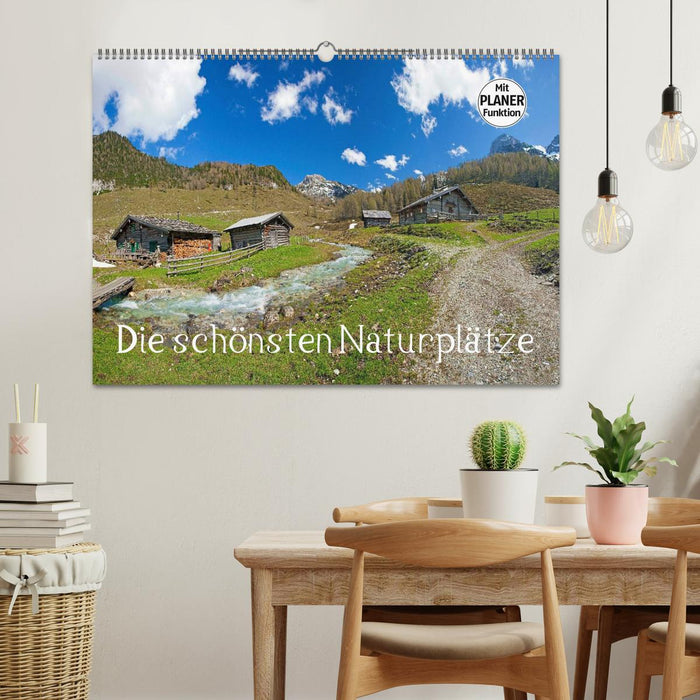 Die schönsten Naturplätze (CALVENDO Wandkalender 2025)