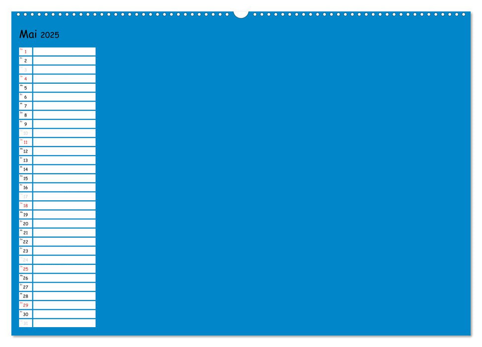 Bunter Bastelkalender (CALVENDO Wandkalender 2025)