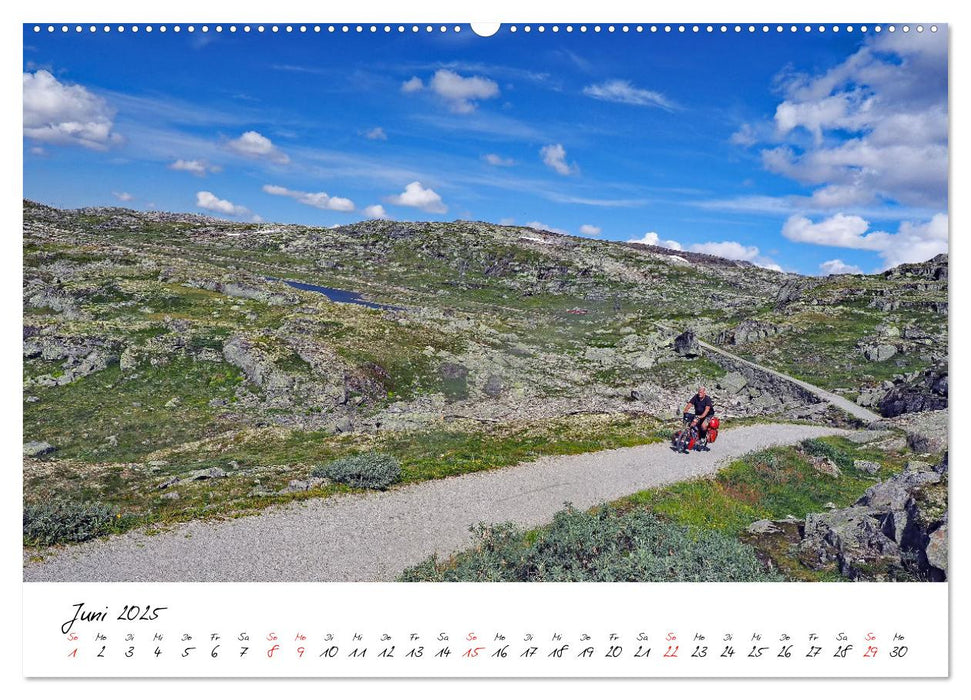 Abenteuer Radreisen (CALVENDO Wandkalender 2025)